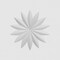Ekena Millwork Standard Sedgwick Flower Rosette With Square Edge, 8"W x 8"H x 1"P ROSP080X080X100SDG09 - alternate 4